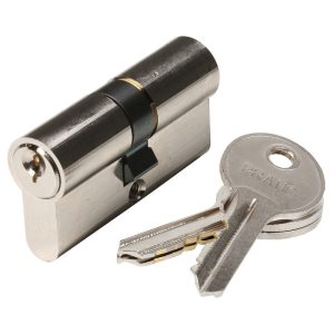 Bricard - doble cilindro latón niquel pratic 30 x 30MM barato