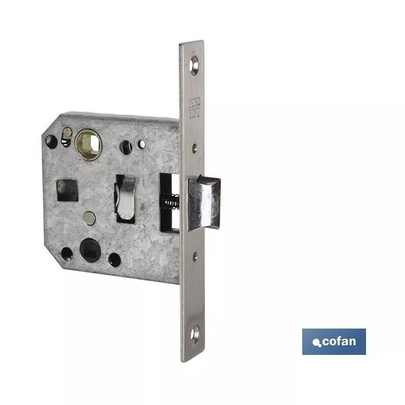 Bricolajeonlinees - Picaporte embutir cuadrado D47 E50 Inox (P/Madera) barato