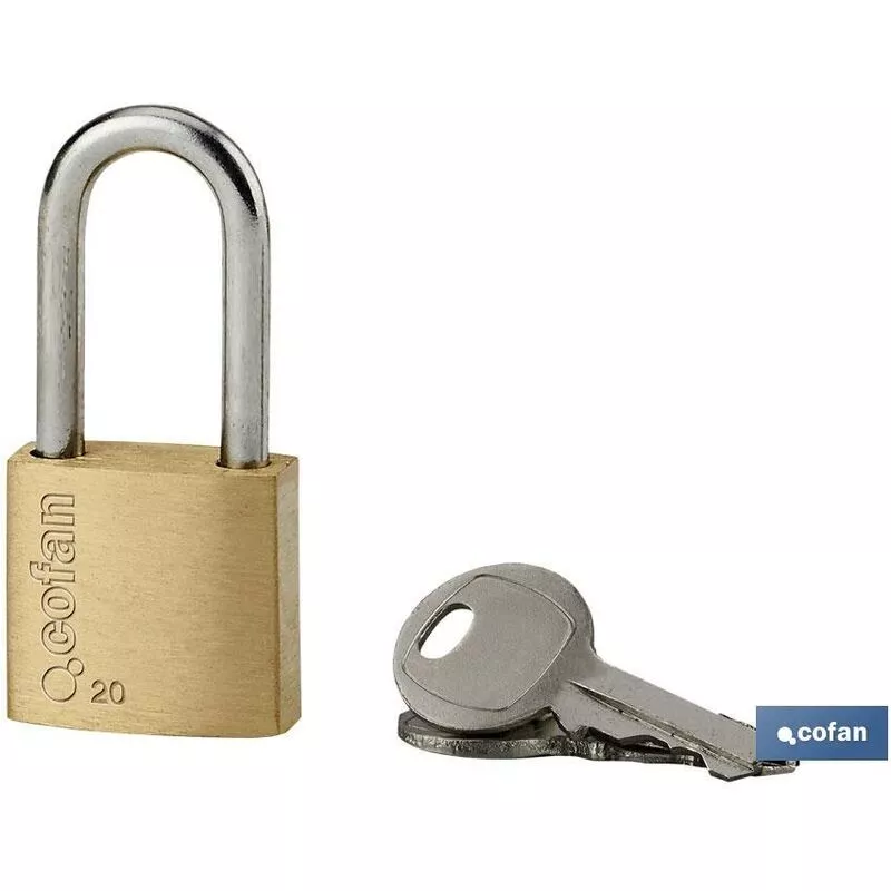 Bricolajeonlinees - candado latón a/largo quality plus 50MM llaves iguales barato