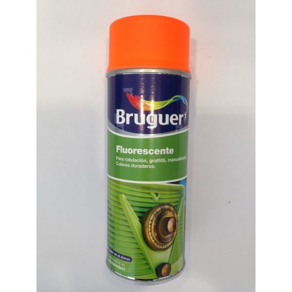 Bruguer - Spray Fluorescente Naranja 400 Ml Barato