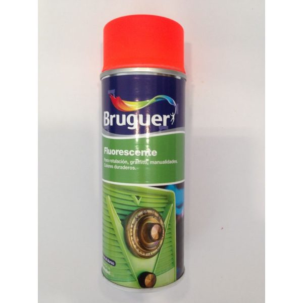 Bruguer - Spray Fluorescente Rojo 400 Ml Barato