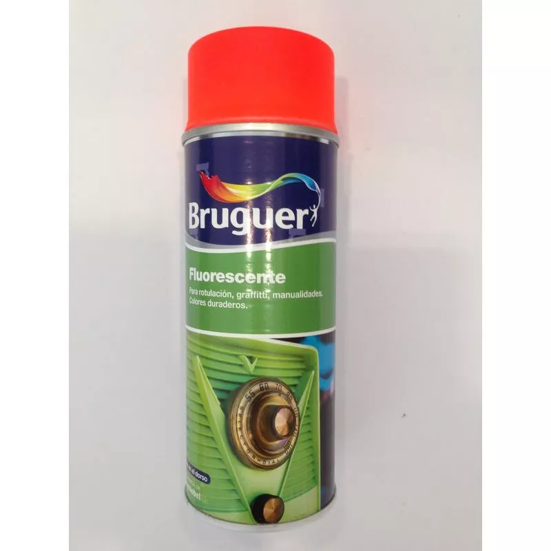 Bruguer - Spray fluorescente rojo 400 ml barato