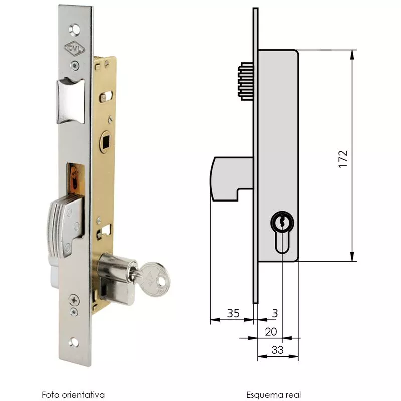 CVL - Cerradura 1990v20/5 carpinteria metálica barato