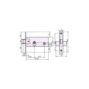 CVL - cerradura puerta metalica 1981 0 cn 60 barato