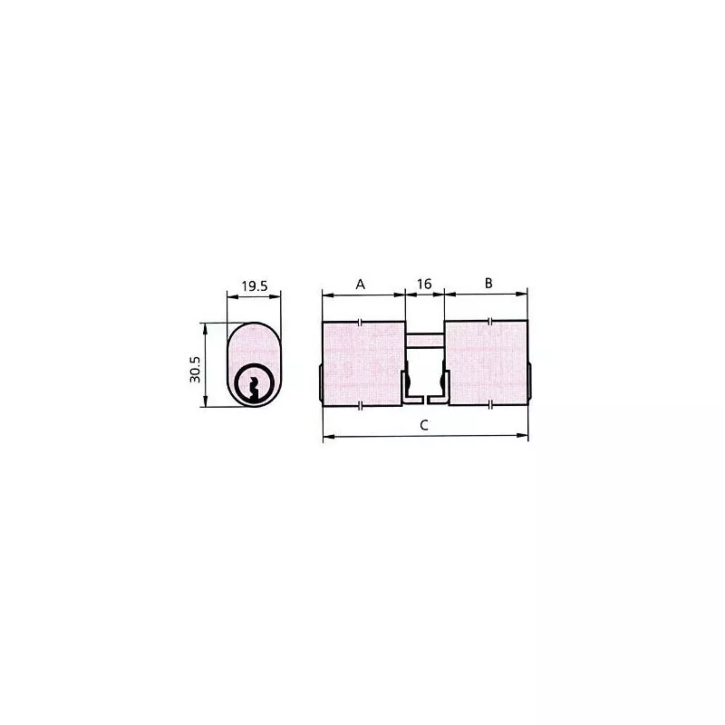CVL - cilindro 5964 3030 3 para cerradura 1964 barato