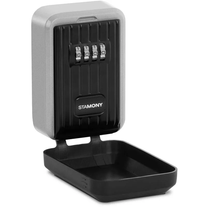 Caja De Seguridad Para Guardar Llaves Cajetín Con Combinación Montaje En Pared - Negro