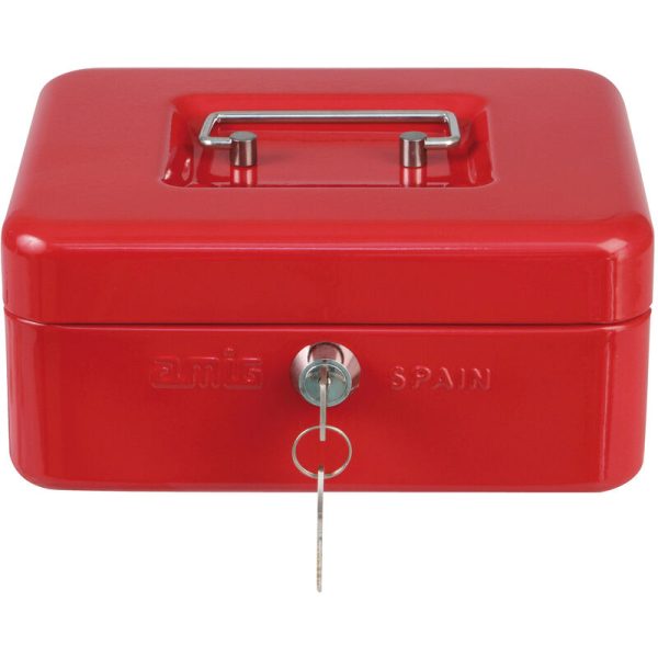 Caja caudales Acero Rojo Amig modelo 2153 barato