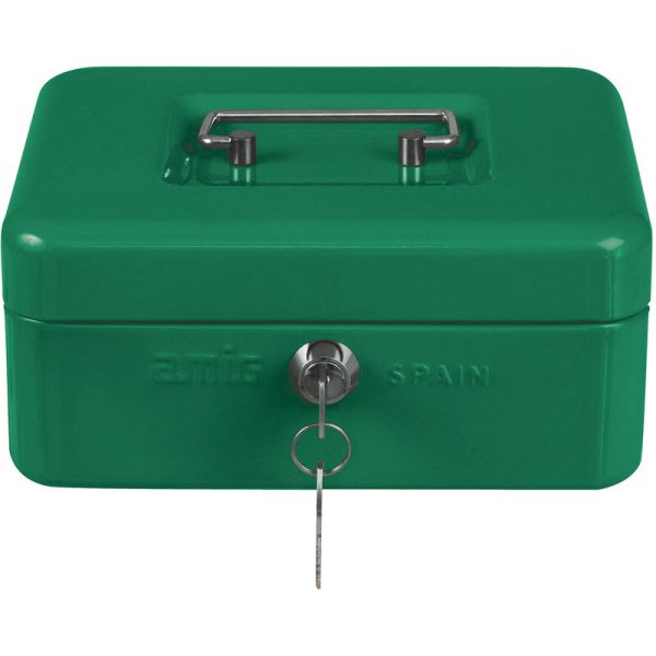 Caja Caudales Acero Verde Amig Modelo 2153 Barato