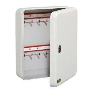 Caja de llaves cs 24 v-pz H255xL205xP75 mm chapa de acero gris Número de ganchos 24 barato