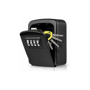 Caja de seguridad para llaves Caja fuerte para llaves montada en la pared [Impermeable y a prueba de herrumbre] [Interior y exterior] Hogar Escuela barato