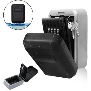 Caja para llaves de pared Cerradura de combinación de alta seguridad de 4 dígitos Llave de almacenamiento - Negro - Hengda barato