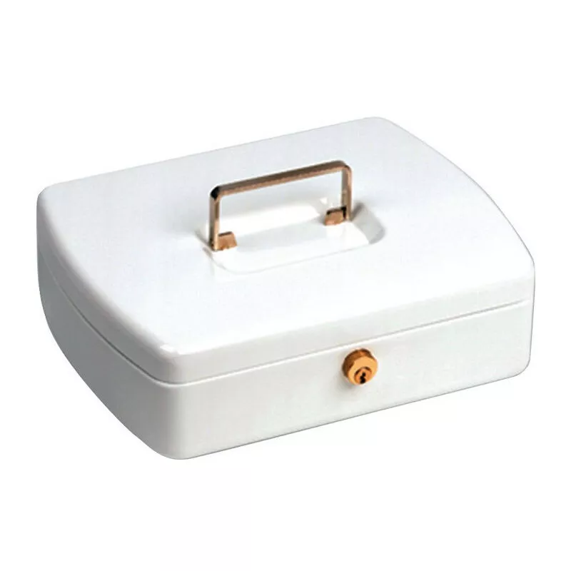 Caja registradora Office 2167 L.173xH.73xD.130mm blanco sta con llave de cilindro burg-wäch barato