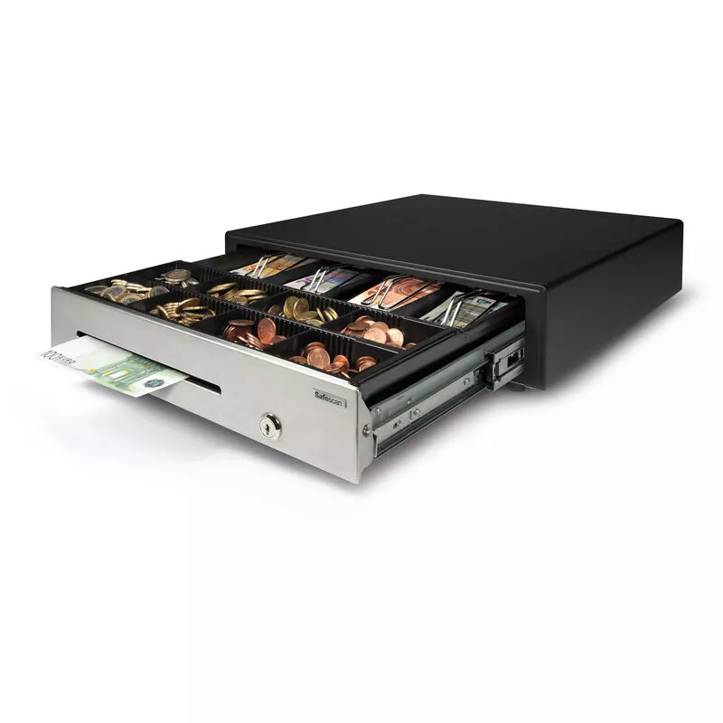 Cajón Portamoneda Safescan Hd-4141s para uso intensivo de entornos de grandes volúmenes de 41