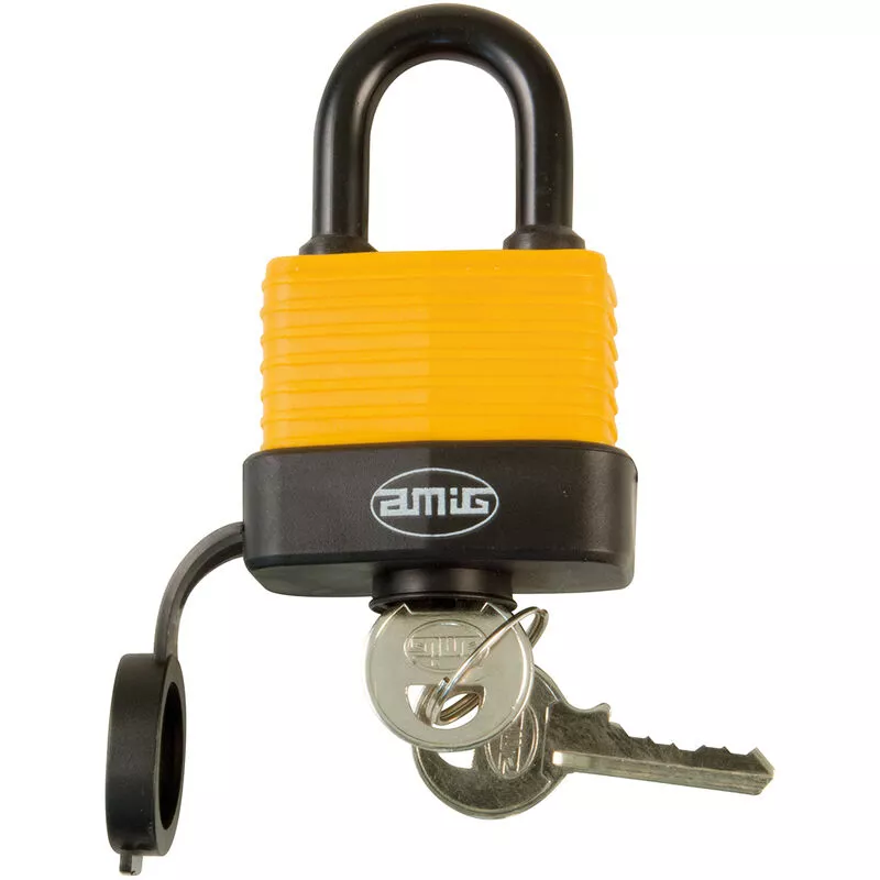 Candado Acero Amarillo Amig modelo 51 barato