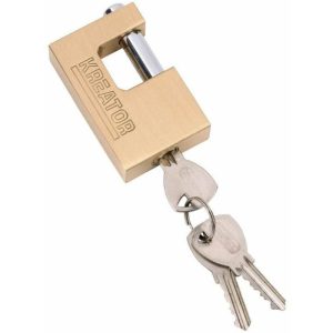 Candado Kreator 75 mm con 3 llaves barato