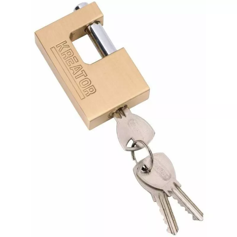 Candado Kreator 75 mm con 3 llaves barato
