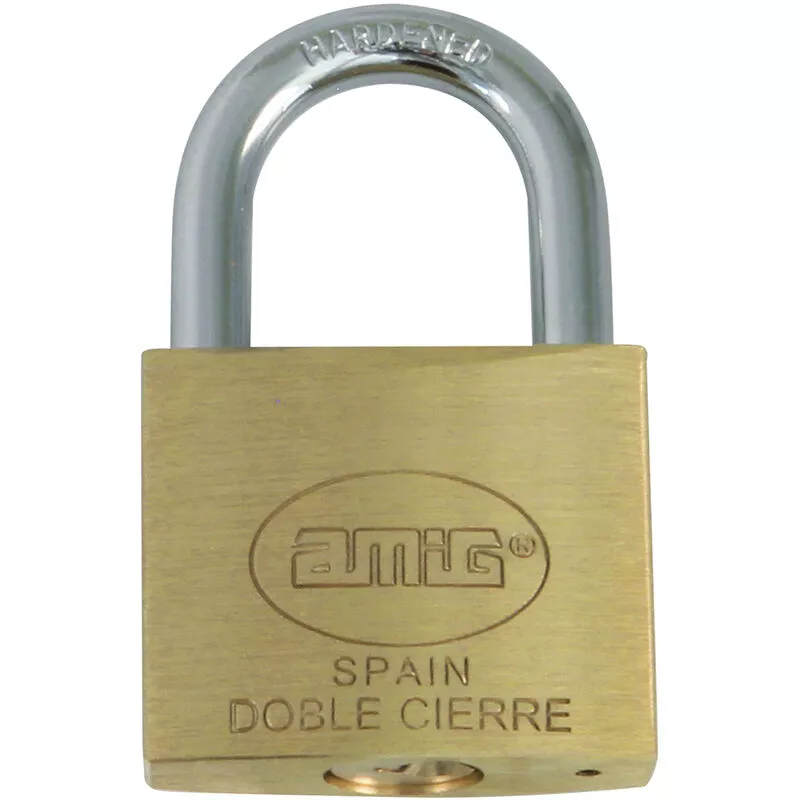 Candado Latón Mate Amig modelo 22 LLAVES IGUALES barato