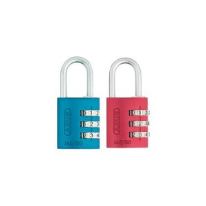 Candado Seguridad 20Mm Combinacion Programable Azul Abus barato