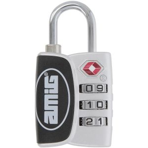 Candado combinación Zamak Gris-negro Amig modelo 81TSA barato