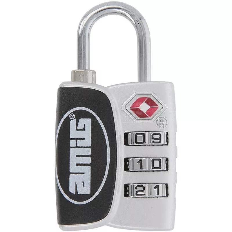 Candado combinación Zamak Gris-negro Amig modelo 81TSA barato