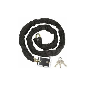 Candado de cadena para bicicleta con 3 llaves