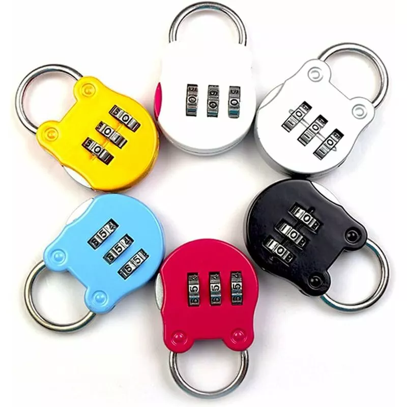 Candado de combinación de 6 piezas