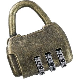 Candado de combinación retro Cerradura exquisita Puerta de gabinete Cerradura de puerta de ventana práctica Viaje barato