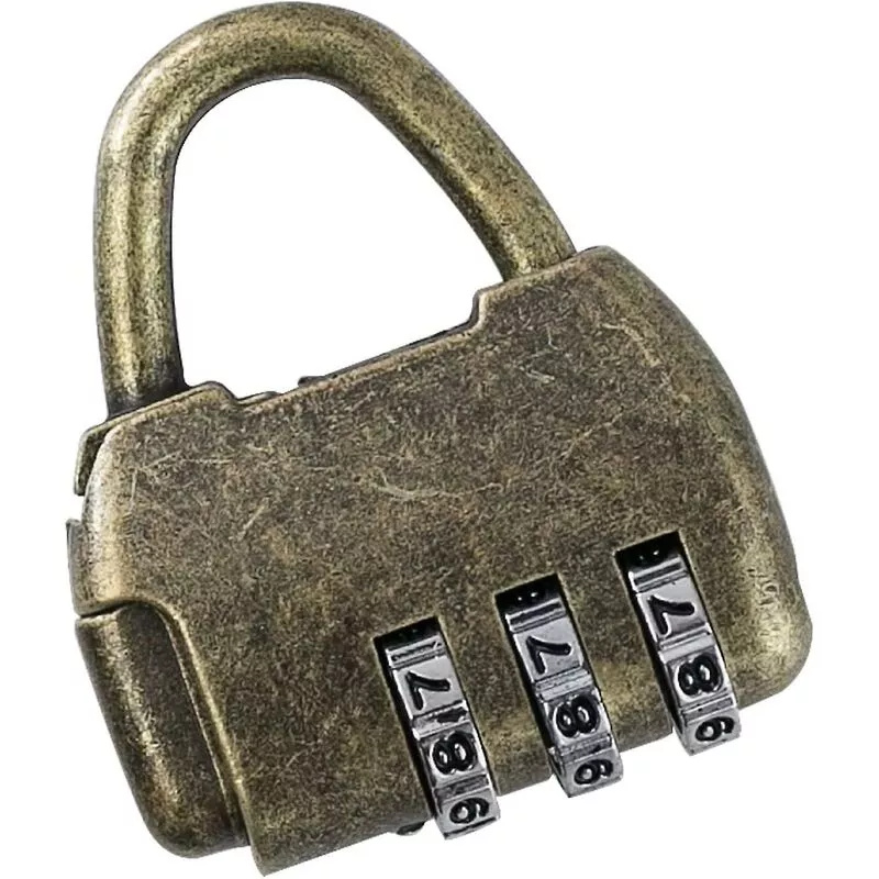Candado de combinación retro Cerradura exquisita Puerta de gabinete Cerradura de puerta de ventana práctica Viaje barato