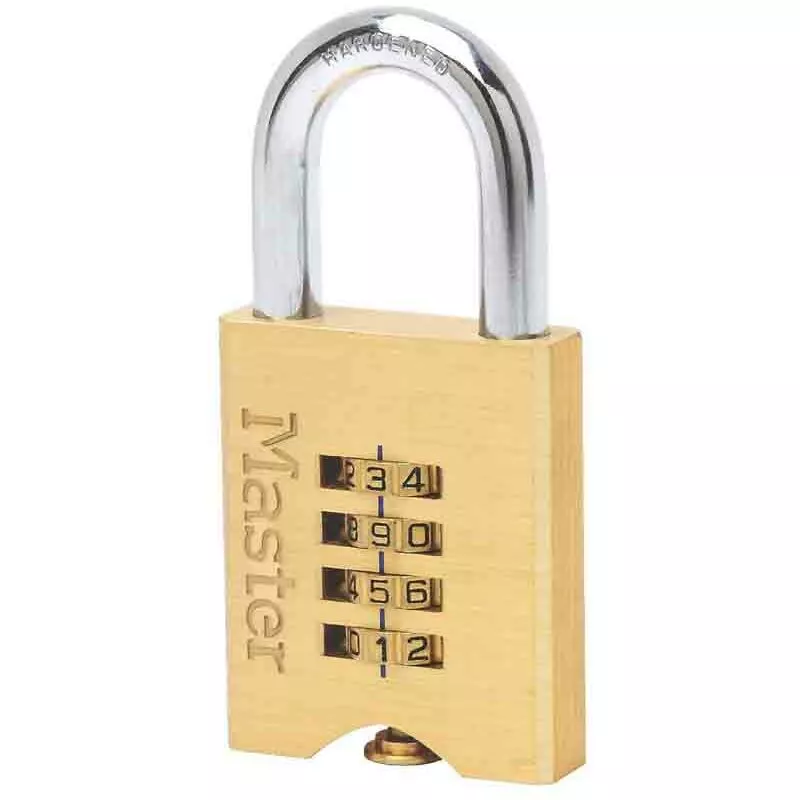Candado de latón macizo de alta seguridad con combinación de 50 mm Master Lock barato