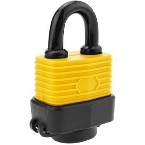 Candado de seguridad acero con protección exterior IP44 30mm arco 62mm - Primematik barato