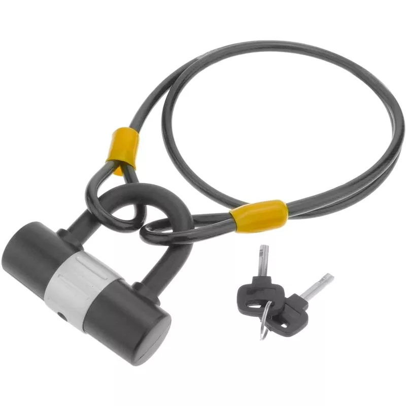 Candado de seguridad con cable de acero con ojales para exterior - Prixprime barato