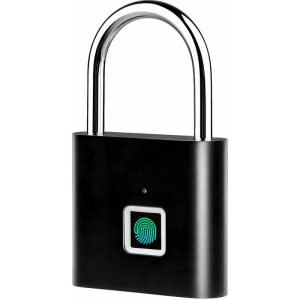 Candado inteligente para huellas dactilares Recargable Sin llave 10 Huellas dactilares Código Morse Desbloqueo de emergencia Operación fácil IP56 barato