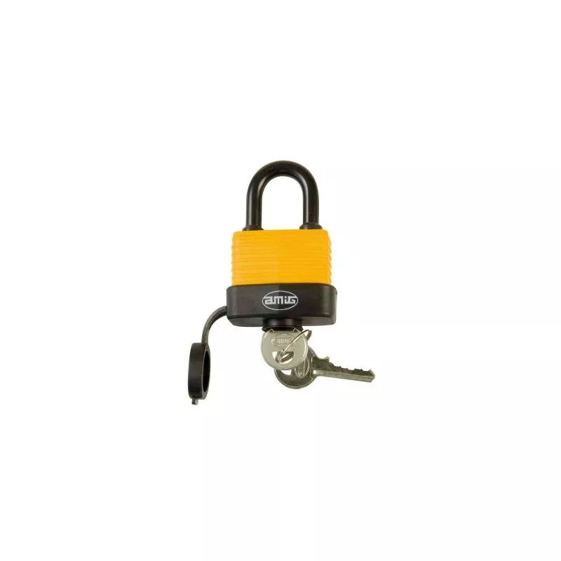 Candado laminas 51-50 acero amarillo (d) Amig barato