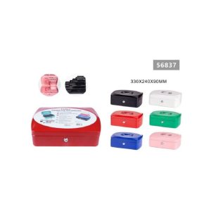 Cassette Cassette Safe Safety Metal Metal Keys 33x24x9 cm 56837 barato