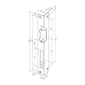 Cerradero angular iw 324 R-10 est va redondo din l Assa Abloy barato