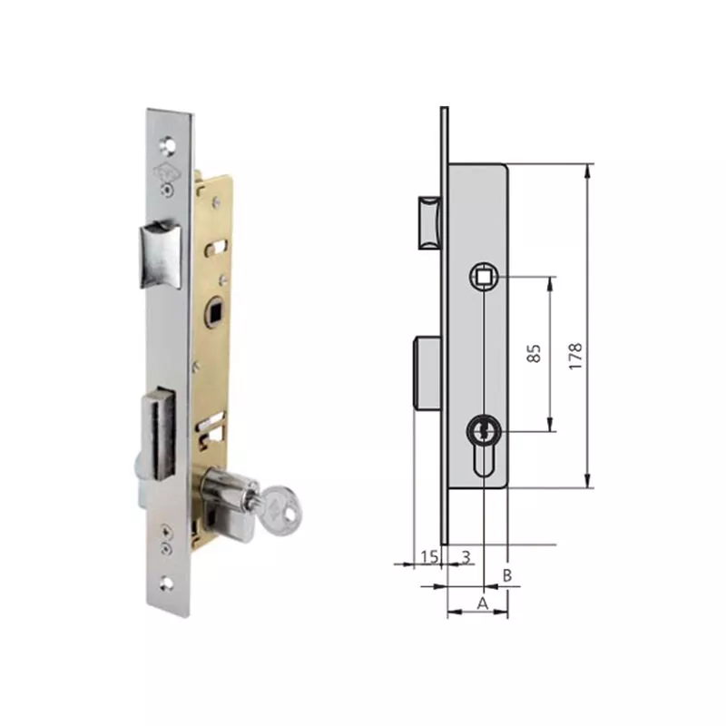 Cerradura Cvl Embutir 1984-20/6 Ai barato