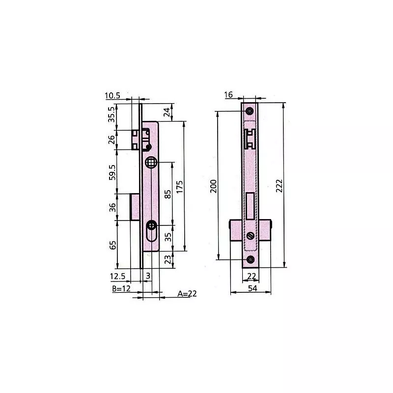 Cerradura Puerta Metalica 1963 0 barato