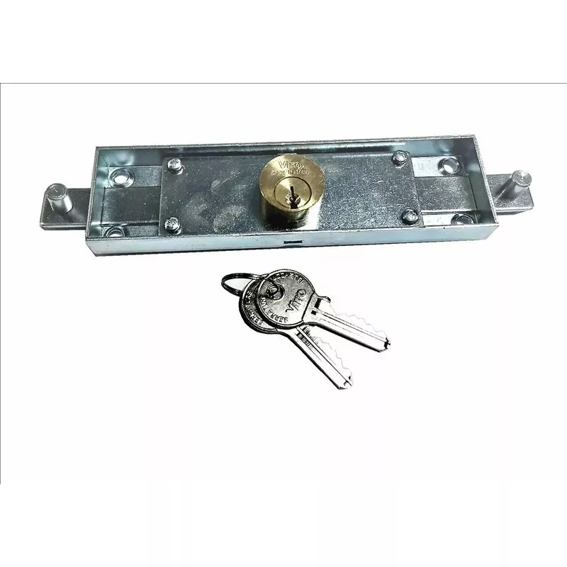 Cerradura de Persiana Viro Metálica estrecha de 156 x 42 mm. tipo prefer Código 322 8241. barato
