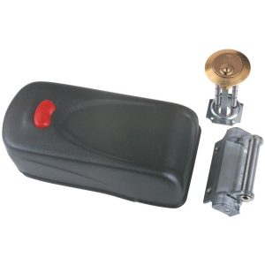 Cerradura elec sobrep Cisa ac/abs ne pulsador y cilindro reg barato