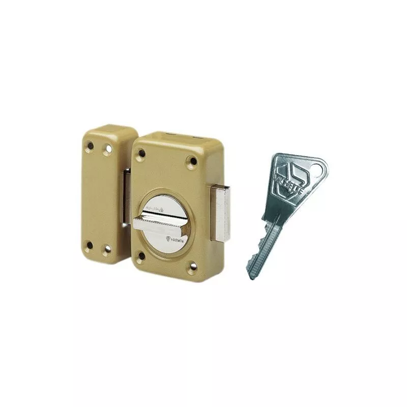 Cerradura mecánica 7640 Vachette Pomo - V136 - Barnizado - Cilindro L.50 mv entreabierto - 16161000 barato