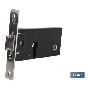 Cerradura zócalo Pera+cerradero+escudo E60 F22- Níquel (P/Metal) barato