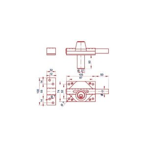 Cerrojo 3932 cv Lince barato