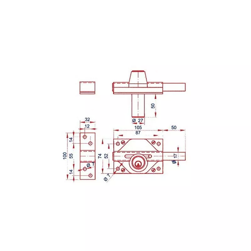 Cerrojo 3932 cv Lince barato