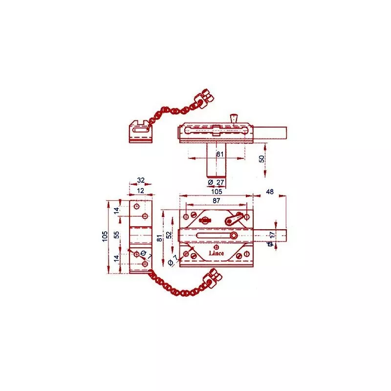 Cerrojo 3960 hl Lince barato