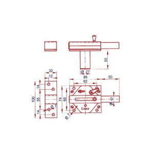 Cerrojo 7930 Hc Reforzado Lince barato