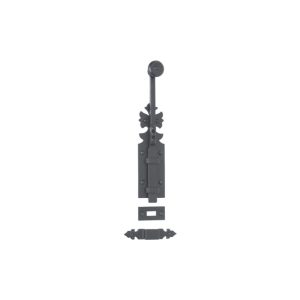 Cerrojo rústico 1307 Bouvet 250 mm - hierro negro - 20720 barato