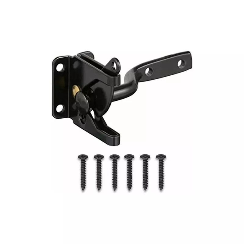 Cham - whycgt 1 pieza de perno de puerta de jardín negro