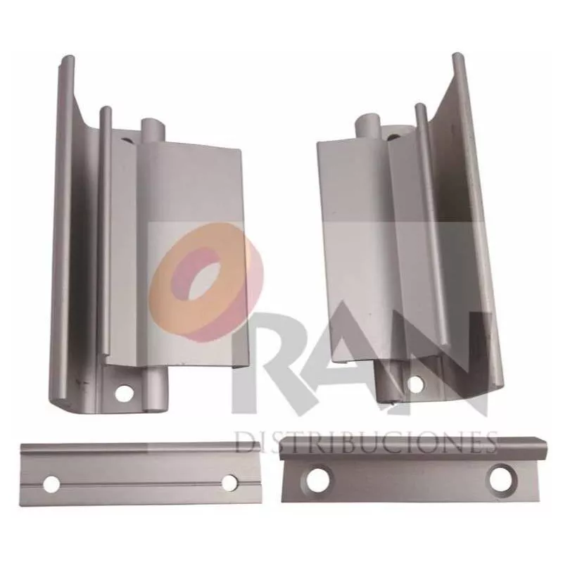 Cierre ventana aluminio corredera sobreponer HC034 juego dcha/izda s/tapones 70 plata barato