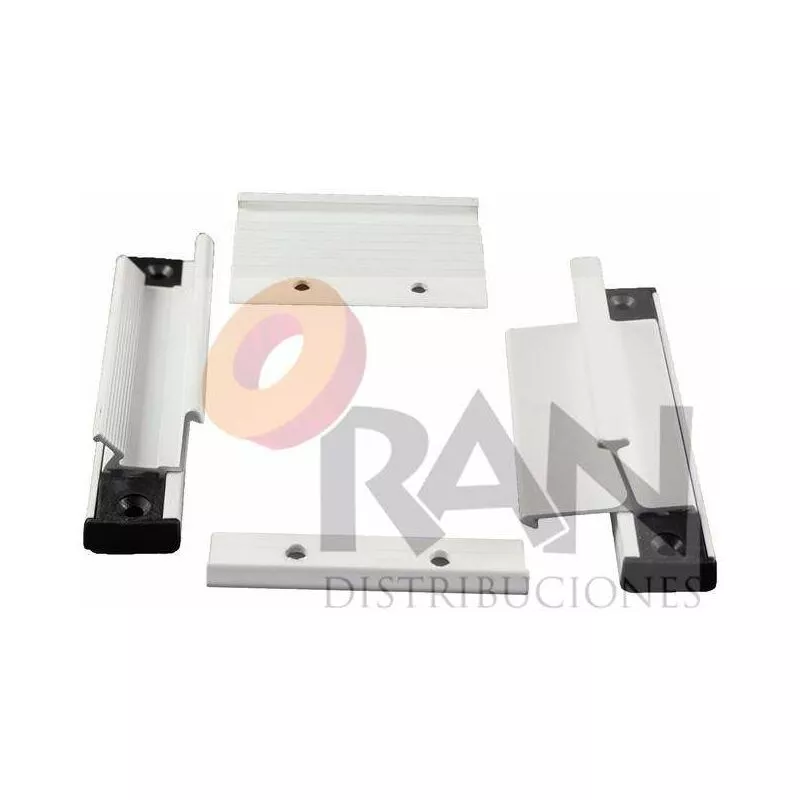 Cierre ventana aluminio corredera sobreponer juego dcha/izda c/tapones 90 blanca HC006 barato