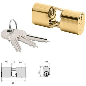 Cilindro cvl 5968 / 25x25 / laton pulido ovalado levas y vastagos cilindro doble barato